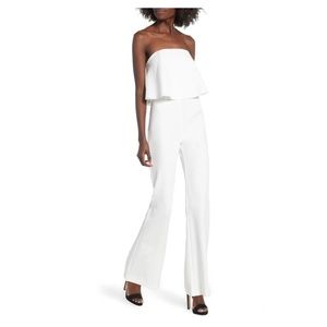 Socialite jumpsuit- white